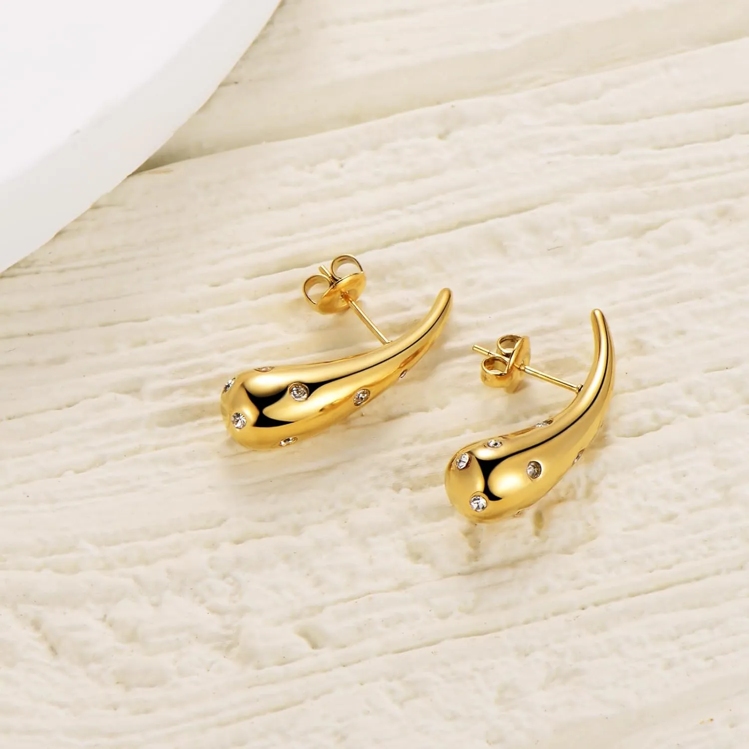 14K Gold Disc Leverback Earrings for Women Gold and Silver Circle Drop Dangle Earrings Jewelry Hypoallergenic Hammered Leverback Dangle Earrings for Gifts
