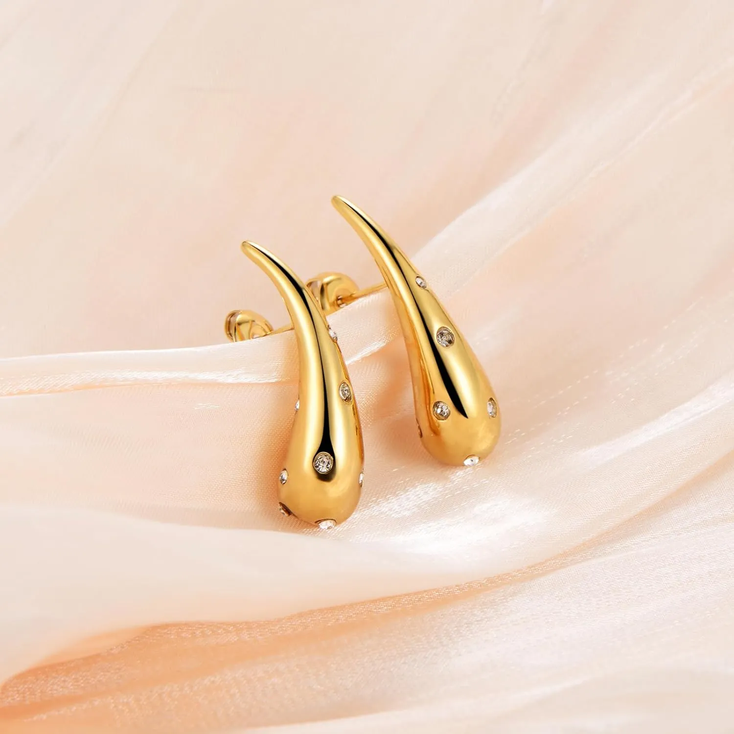 14K Gold Disc Leverback Earrings for Women Gold and Silver Circle Drop Dangle Earrings Jewelry Hypoallergenic Hammered Leverback Dangle Earrings for Gifts