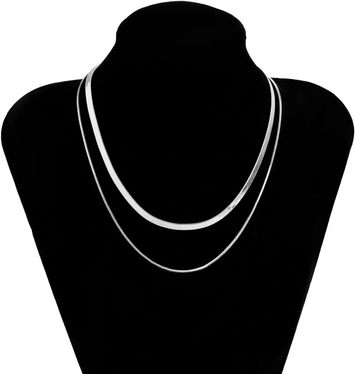 14K Gold Plated Dainty Choker Necklace for Women & Girls | Snake, Cuban Link, Paperclip, Ball Beaded, Tennis Chain, Natural Freshwater Pearl Necklace Fashion Jewelry Gift
