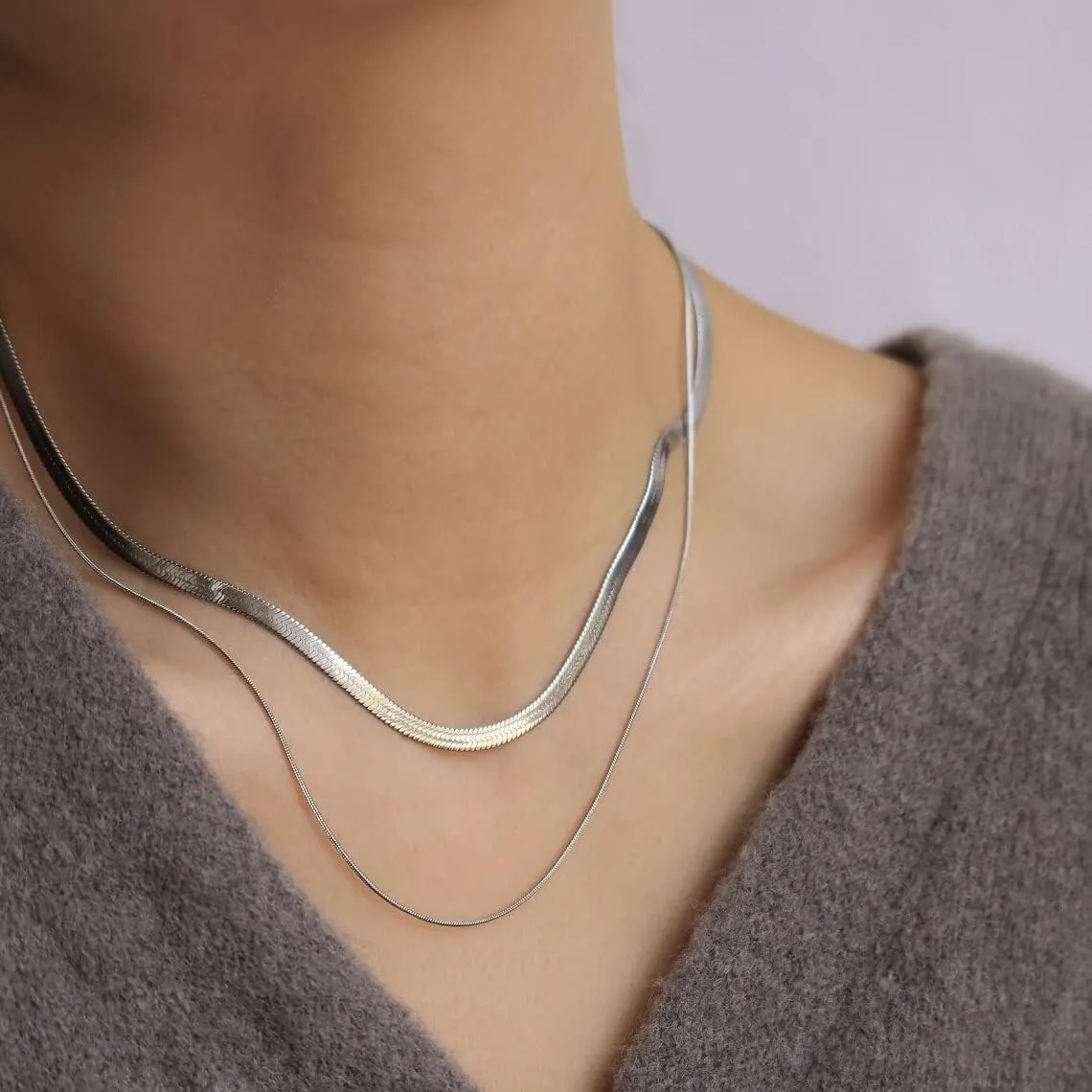 14K Gold Plated Dainty Choker Necklace for Women & Girls | Snake, Cuban Link, Paperclip, Ball Beaded, Tennis Chain, Natural Freshwater Pearl Necklace Fashion Jewelry Gift