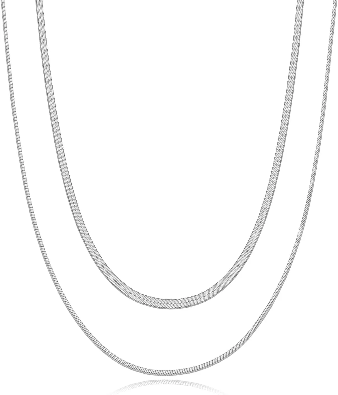 14K Gold Plated Dainty Choker Necklace for Women & Girls | Snake, Cuban Link, Paperclip, Ball Beaded, Tennis Chain, Natural Freshwater Pearl Necklace Fashion Jewelry Gift