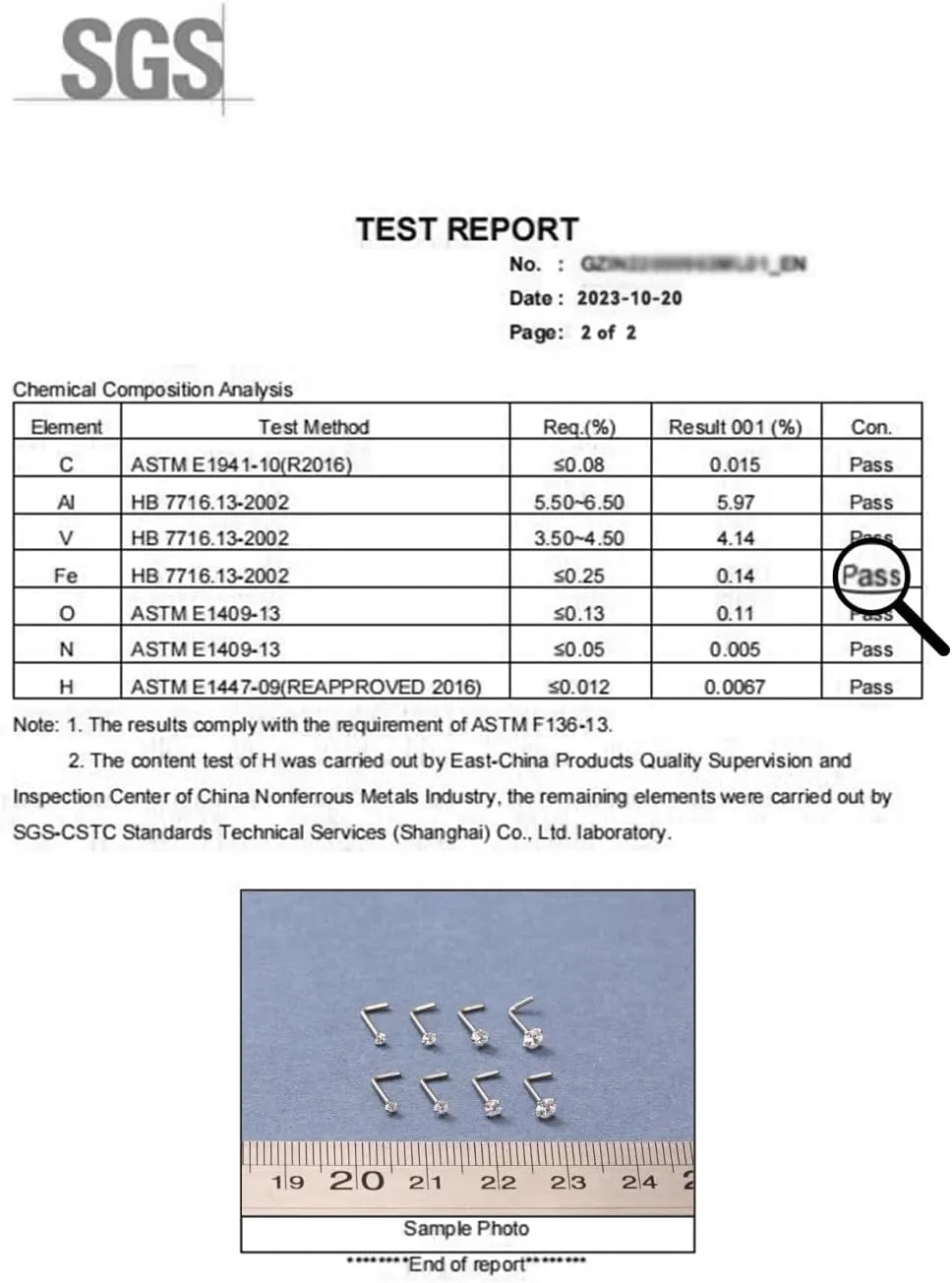 18G 20G 22G Astm F136 Titanium Nose Rings Studs Piercing Jewelry for Women Men Nose Nostril Piercing Jewelry Top Cubic Zirconia Clear CZ 1.5mm 2mm 2.5mm 3mm 4 Pair