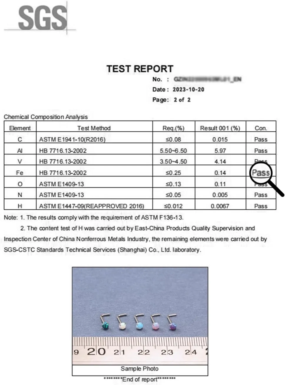 18G 20G 22G Astm F136 Titanium Nose Rings Studs Piercing Jewelry for Women Men Opal Nose Rings Nostril Piercing Jewelry Top Opal 1.5mm 2mm 2.5mm 3mm 5PCS