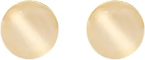 18G Tiny Round Cat's Eye Stud Earrings for Women 925 Sterling Silver Post Pin Hypoallergenic Dainty Circle Small Cartilage Studs Cute Piercing Jewelry