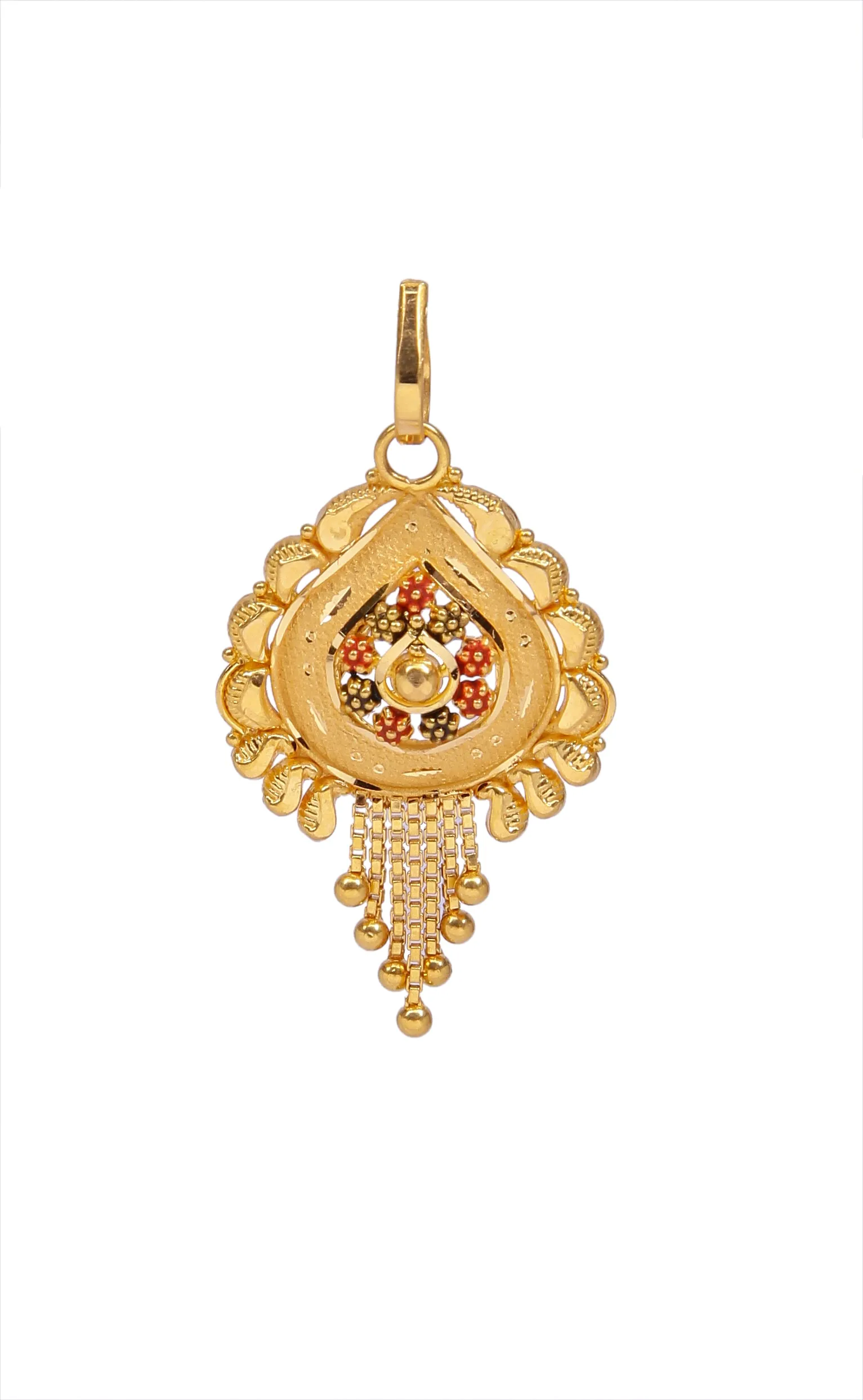 22 KT Elegant Gold Pendant (D132)