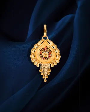 22 KT Elegant Gold Pendant (D132)