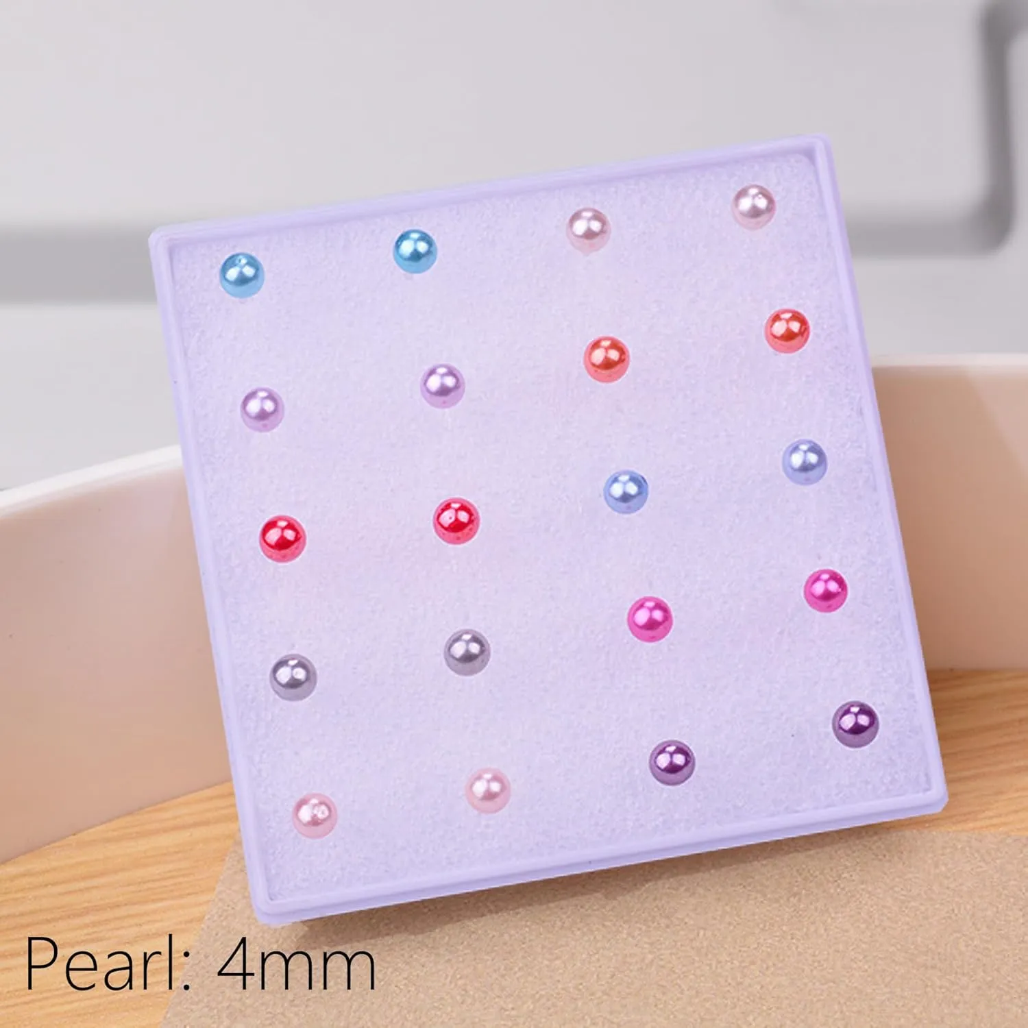 30 Pairs Cubic Zirconia Earrings - Plastic Post & Stud Earrings for Women with Pearls, Suitable for Sensitive Ears