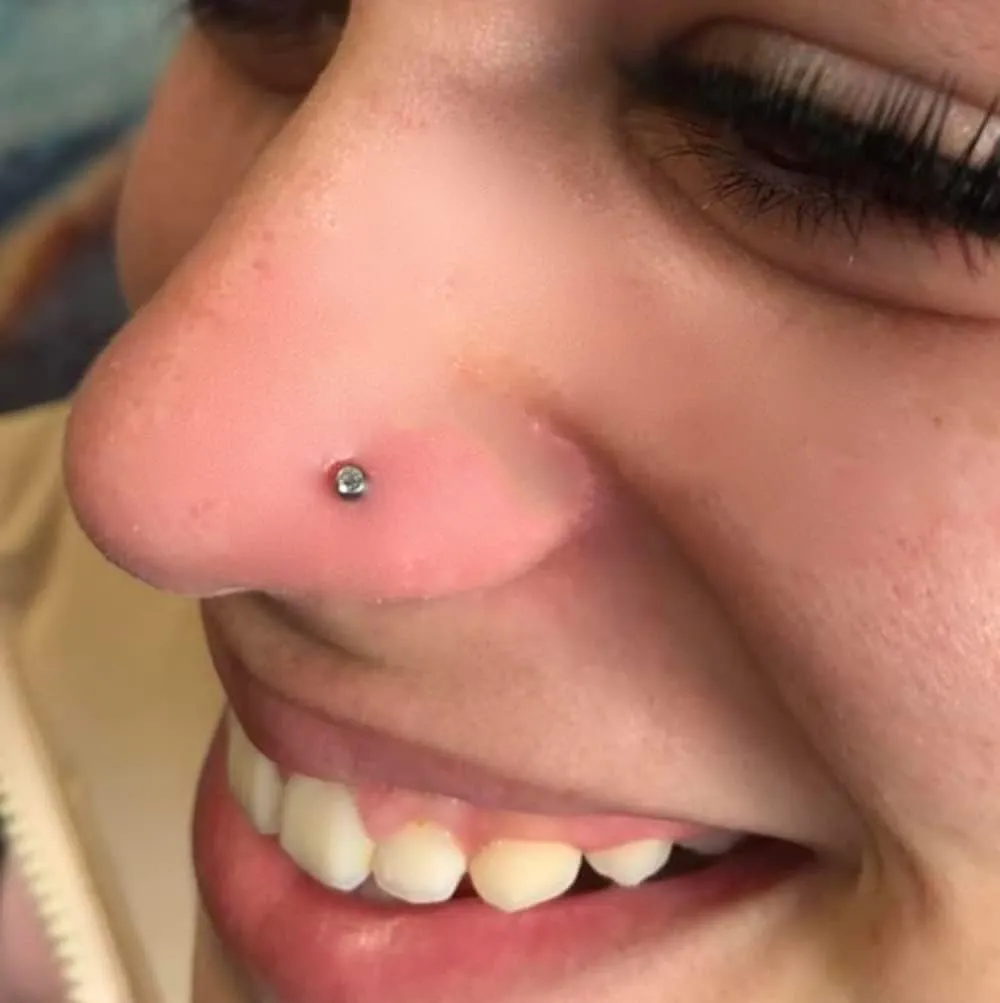 4-6pcs 20g Nose Rings Studs Surgical Steel Nose Rings CZ L Shaped Corkscrew Nose Ring Studs for Women Men Small Cute Silver Rose Gold Black Nose Rings Stud 1.5mm 2mm 2.5mm 3mm Nostril Piercing jewelry