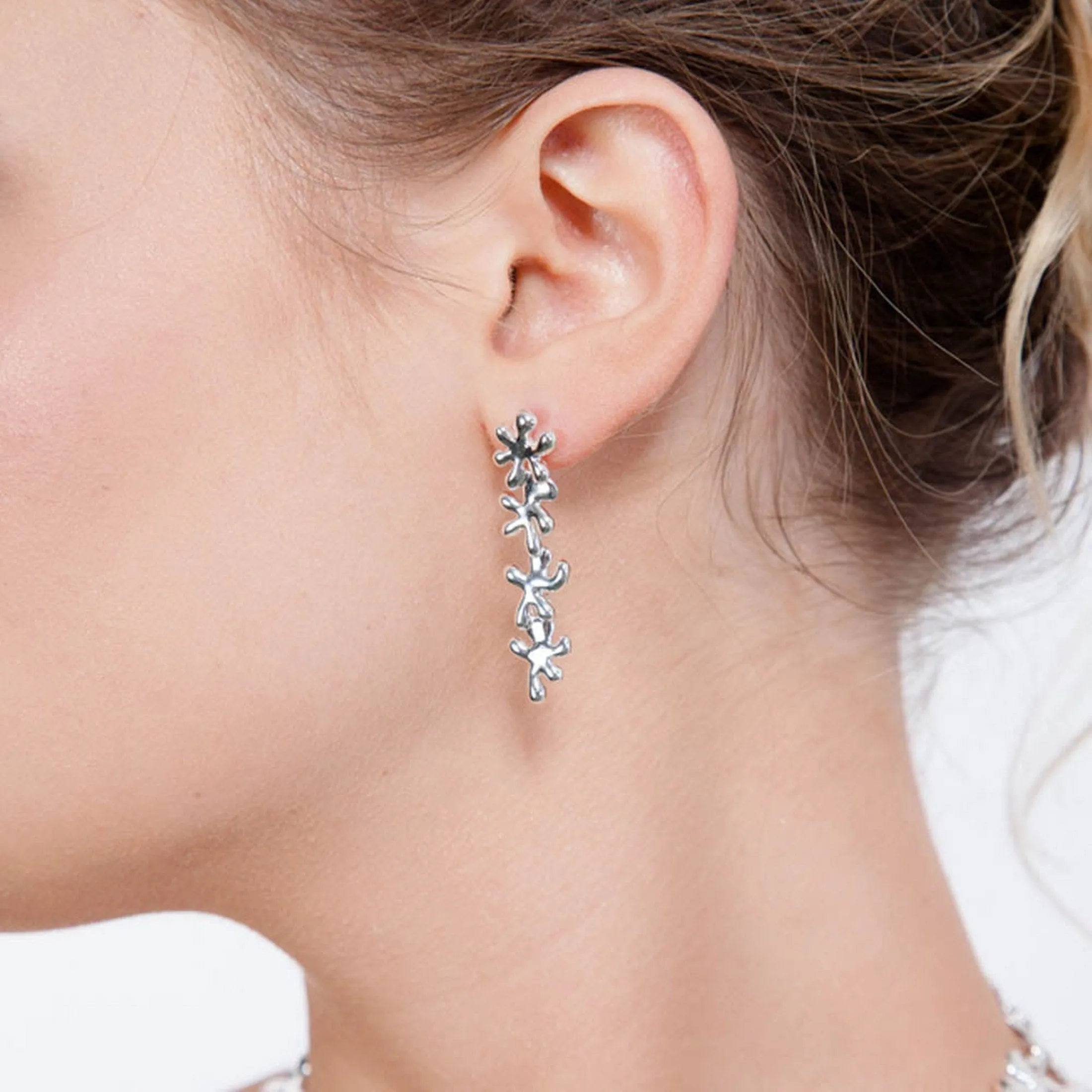 4 Drop Splash Earrings