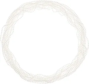 6 Pcs Long Faux Imitation Pearl Statement Classic Necklace Costume Jewellery For Wedding Birthday Christmas Costume Party