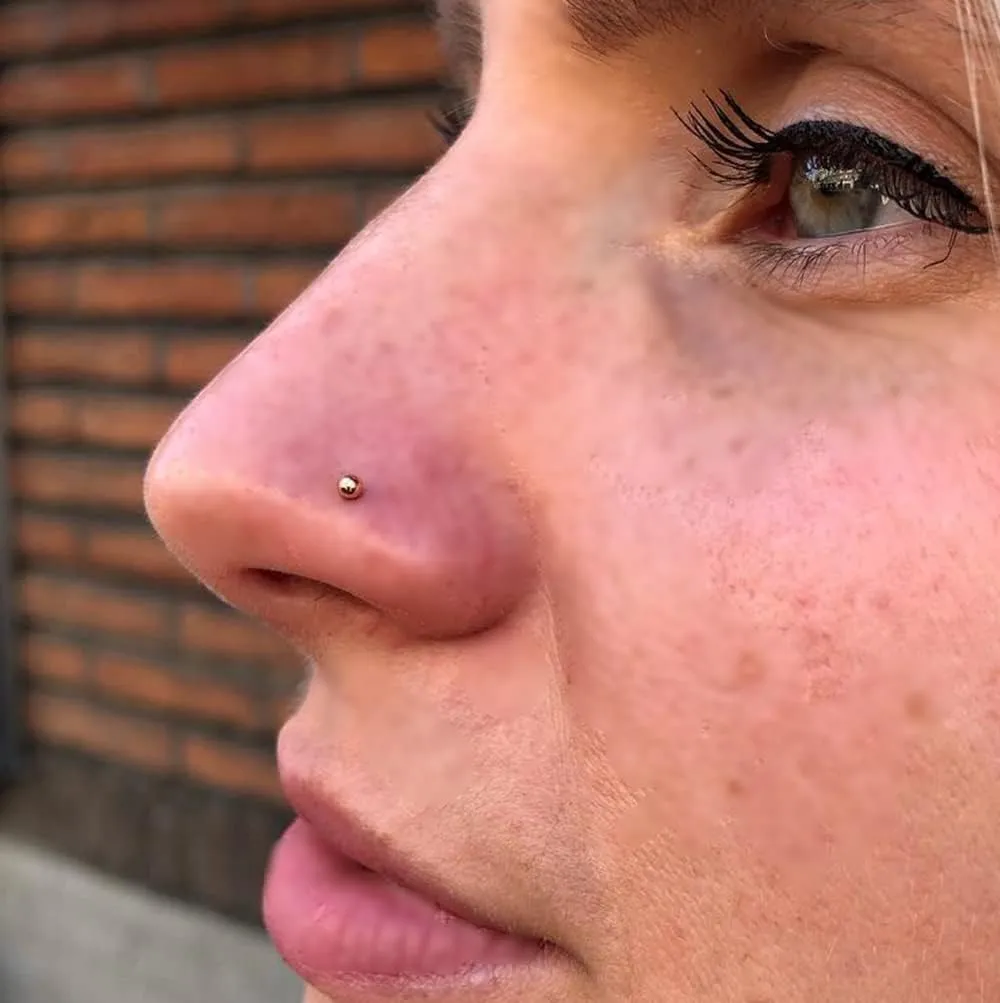 6pcs 20g Nose Studs 3mm Ball Flat Surgical Steel Nose Ring for Women Men Black Rose Gold Nose Stud L Shaped Corkscrew Nose Ring Studs Cute Nostril Nose Piercing Jewelry