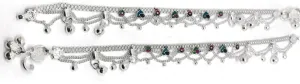 700 Silver Teens Traditional Anklet - #10