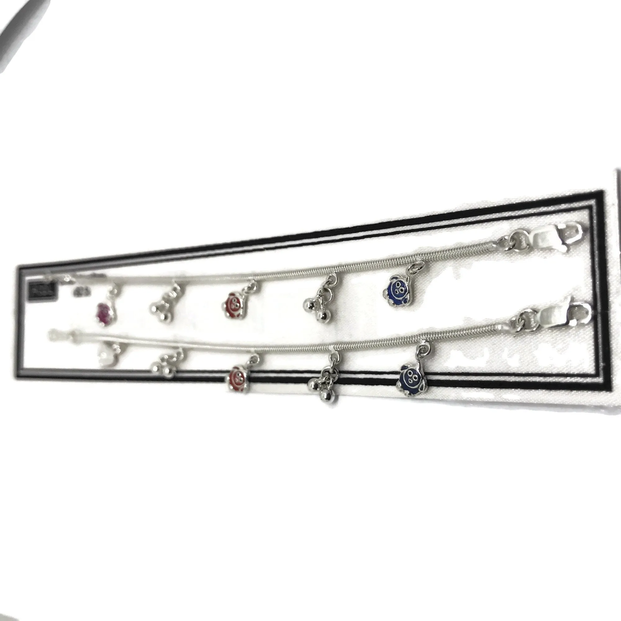 925 Sterling Silver Designer Fancy Anklet  - Style#43