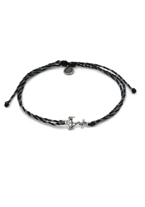 Anchor Wax Cord Anklet