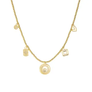 Ball Chain Charm Necklace