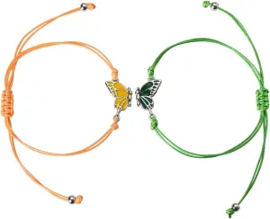 Best Friend Butterfly Bracelet Matching Bestie Friendship Bracelets for 2 Bestie Friendship Gifts for Best Friend Birthday Gifts for Women Christmas Gift