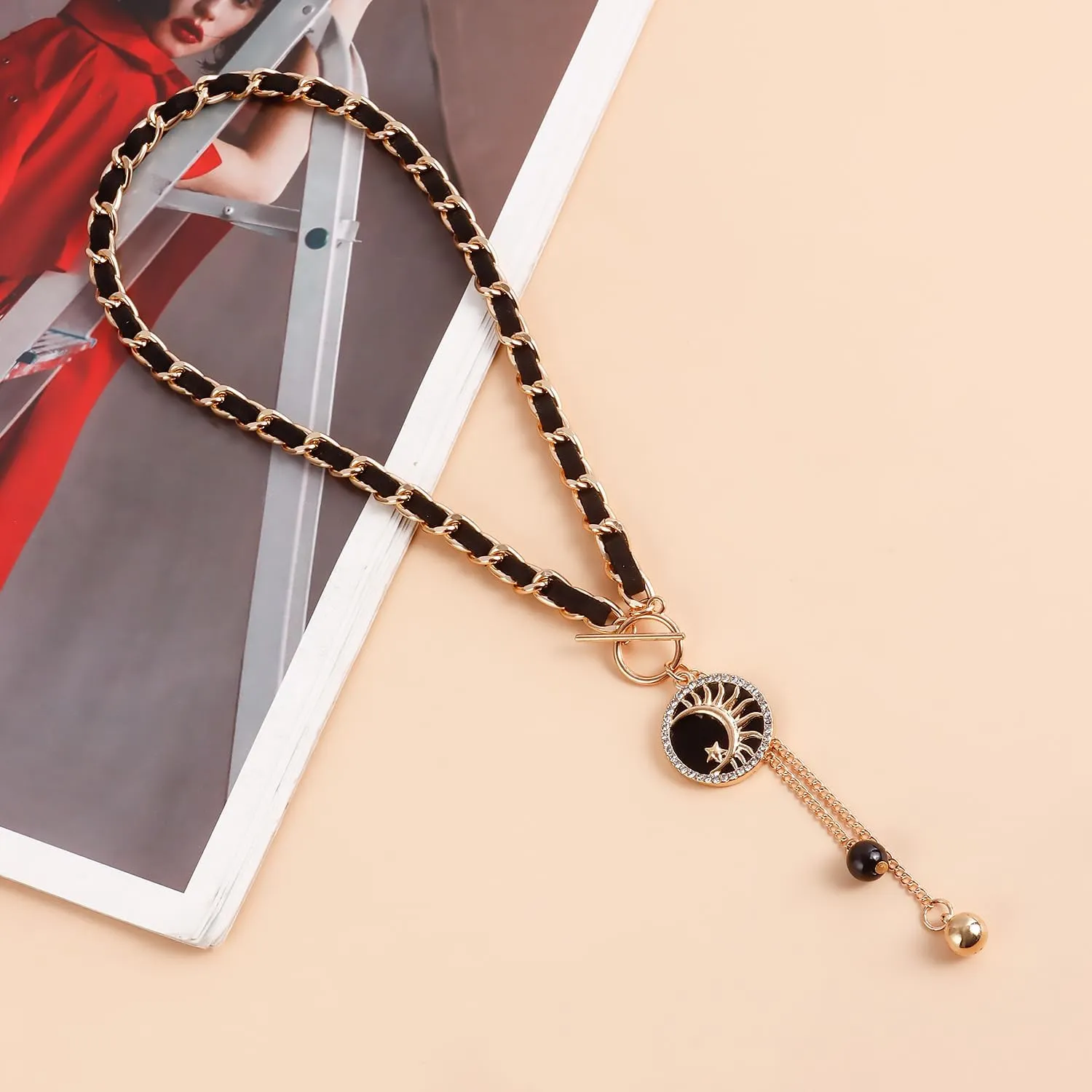 Black Wrap Velvet Choker With Black Heart Tree Sun Cross Star Butterfly Pedant for Women Girls,Jewelry Gift for Girlfriend Family And Friend