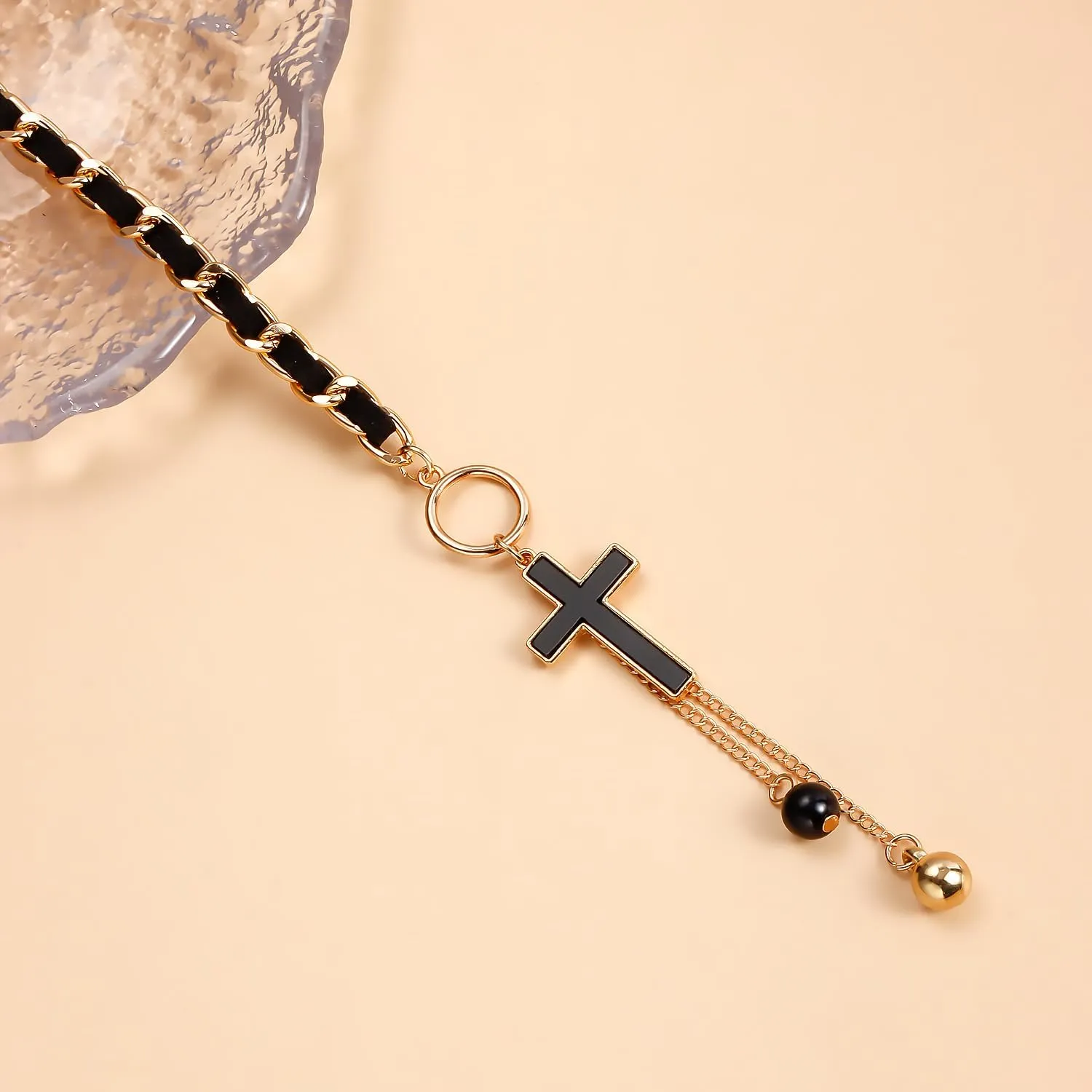 Black Wrap Velvet Choker With Black Heart Tree Sun Cross Star Butterfly Pedant for Women Girls,Jewelry Gift for Girlfriend Family And Friend