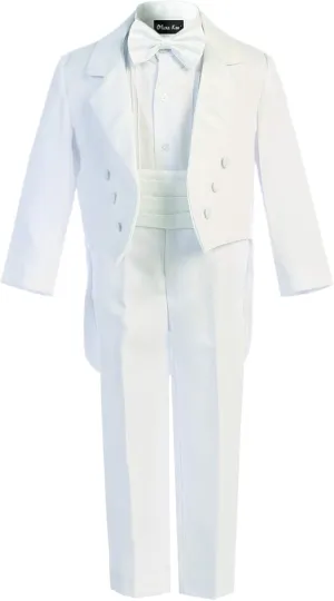 Boy's Classic Ring Boy Signature Tuxedo Set with Tail