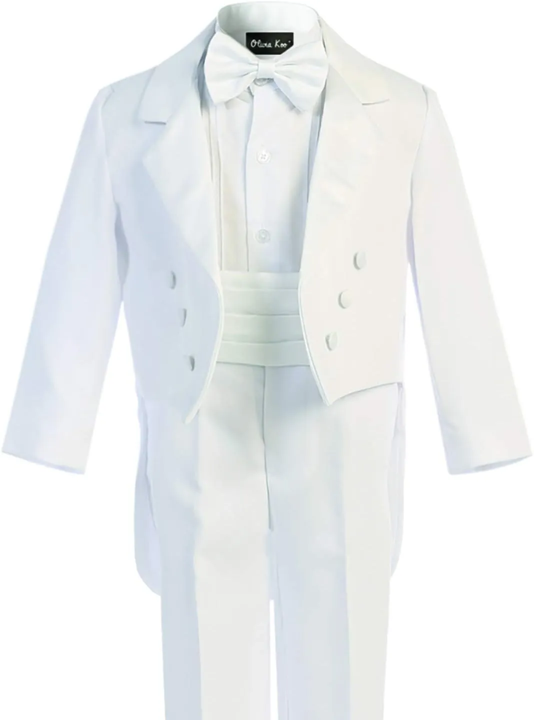 Boy's Classic Ring Boy Signature Tuxedo Set with Tail