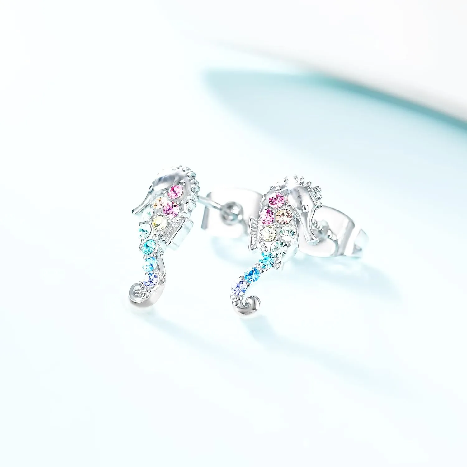 Cat Dinosaur Dragon Horse Stud Earrings for Women,Animal Wolf Sloth Fox LLama Butterfly Earrings Gifts Jewelry