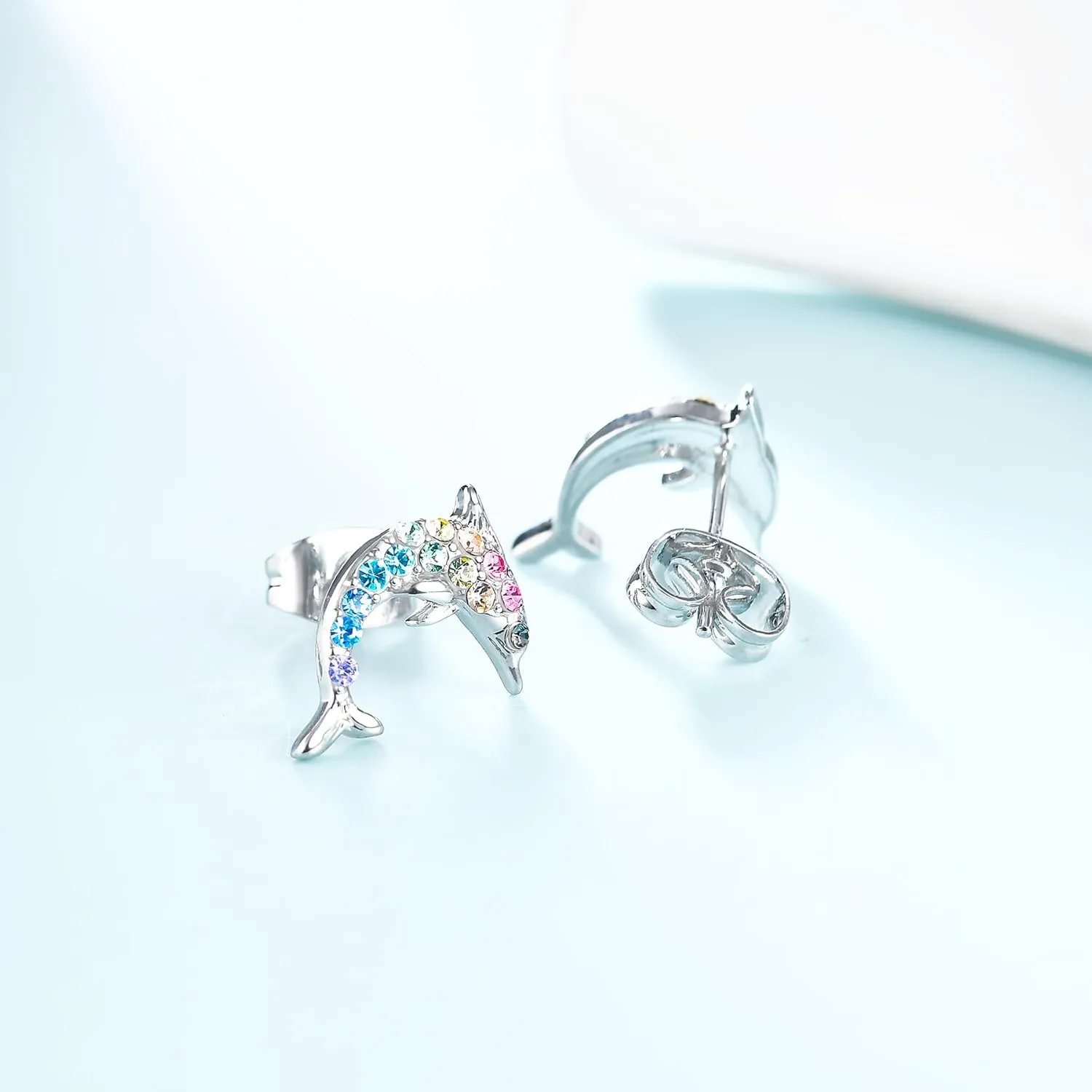 Cat Dinosaur Dragon Horse Stud Earrings for Women,Animal Wolf Sloth Fox LLama Butterfly Earrings Gifts Jewelry