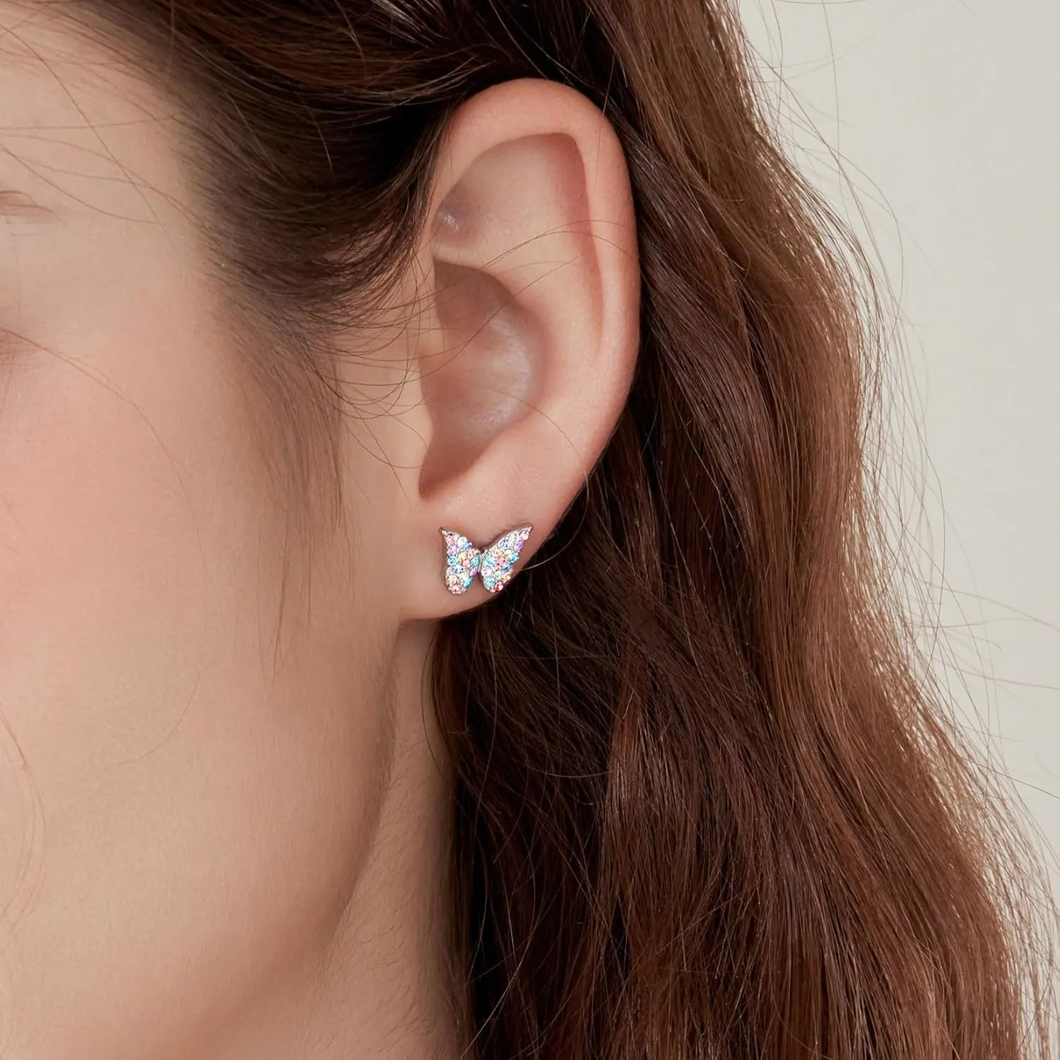 Cat Dinosaur Dragon Horse Stud Earrings for Women,Animal Wolf Sloth Fox LLama Butterfly Earrings Gifts Jewelry