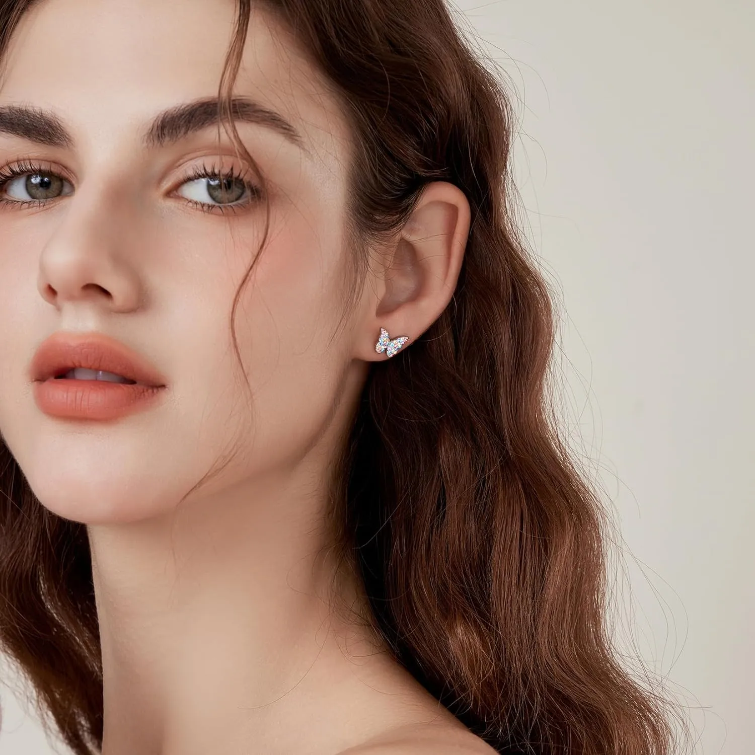 Cat Dinosaur Dragon Horse Stud Earrings for Women,Animal Wolf Sloth Fox LLama Butterfly Earrings Gifts Jewelry