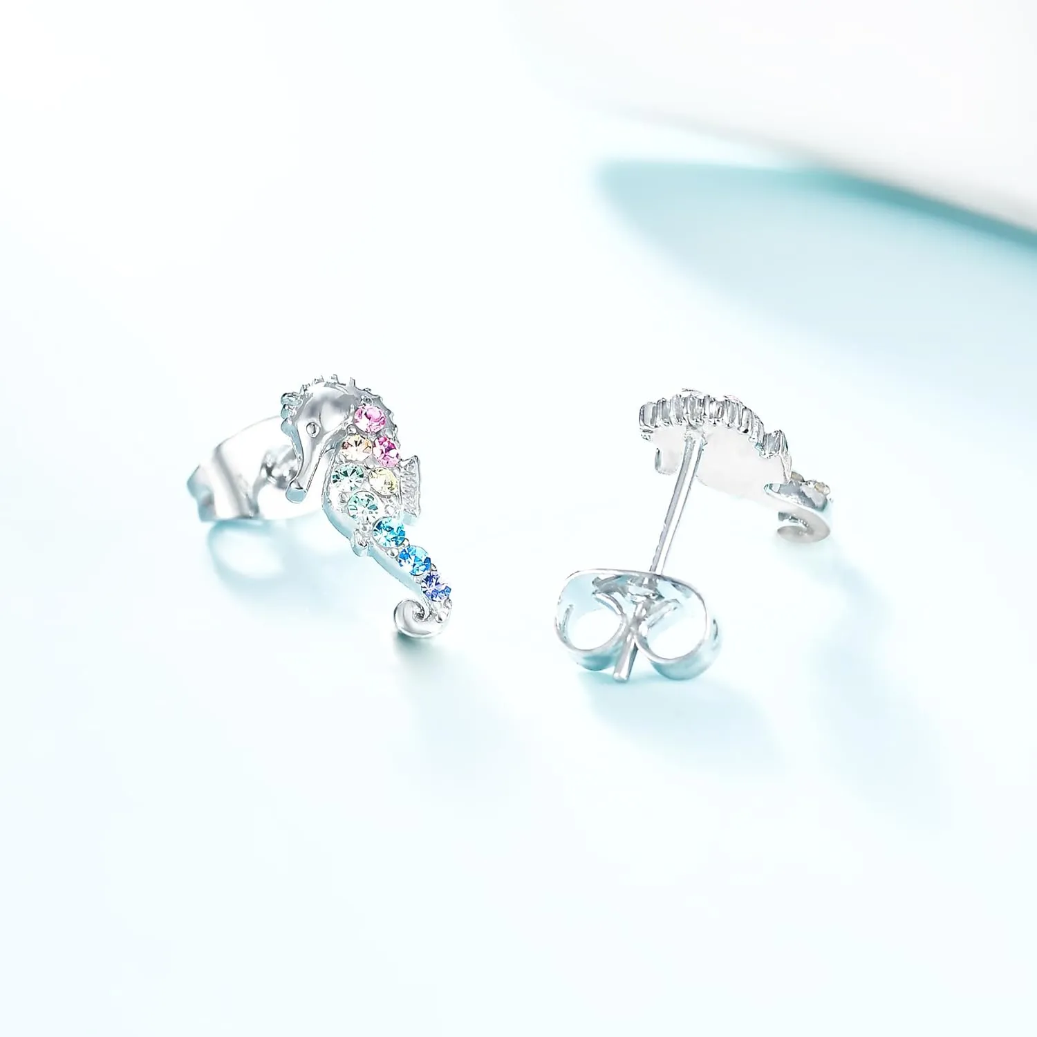 Cat Dinosaur Dragon Horse Stud Earrings for Women,Animal Wolf Sloth Fox LLama Butterfly Earrings Gifts Jewelry