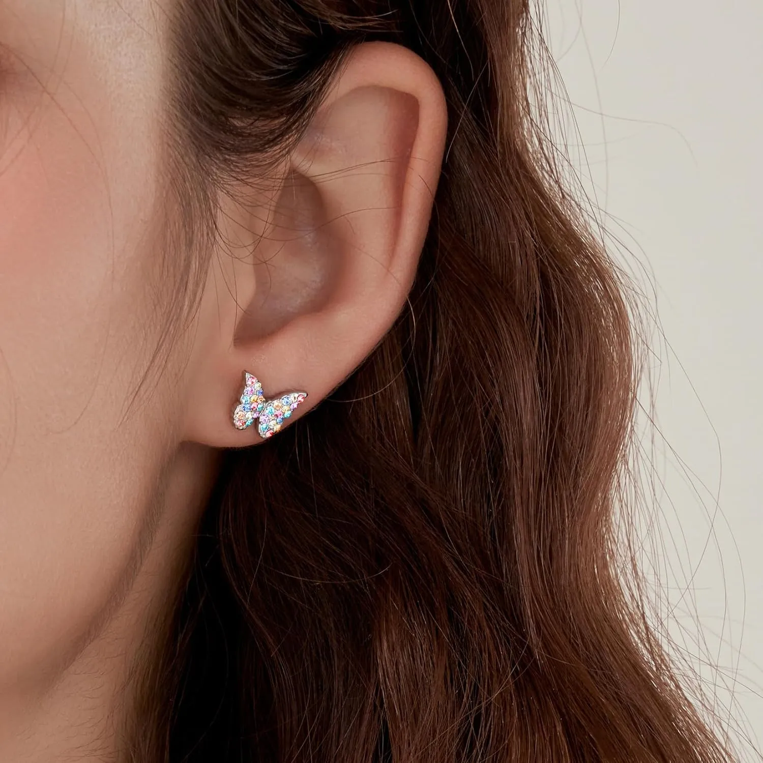 Cat Dinosaur Dragon Horse Stud Earrings for Women,Animal Wolf Sloth Fox LLama Butterfly Earrings Gifts Jewelry