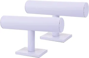 ChezMax Necklace Jewelry Display Jewelry Stand Hovering T-Bar Bracelet Holder for Home Organization