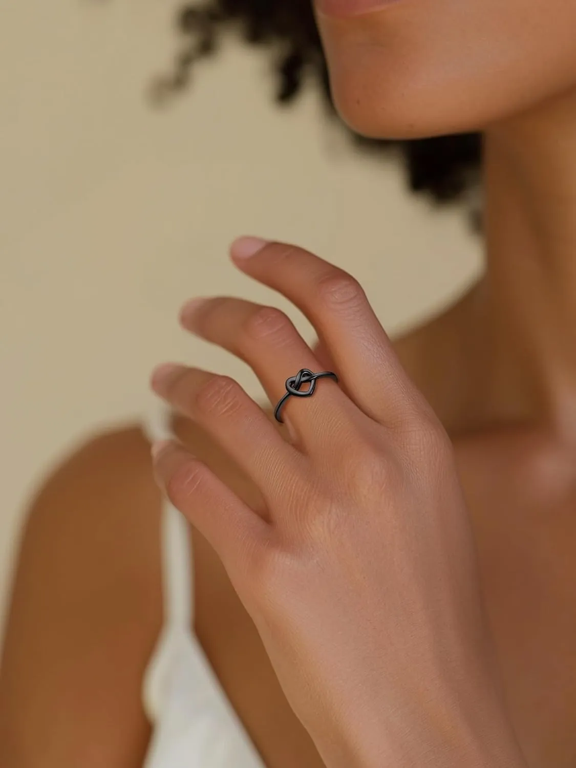 ChicSilver 925 Sterling Silver Love Knot Promise Ring High Polish Comfort Fit Band Ring Size 4-12(With Gift Box)