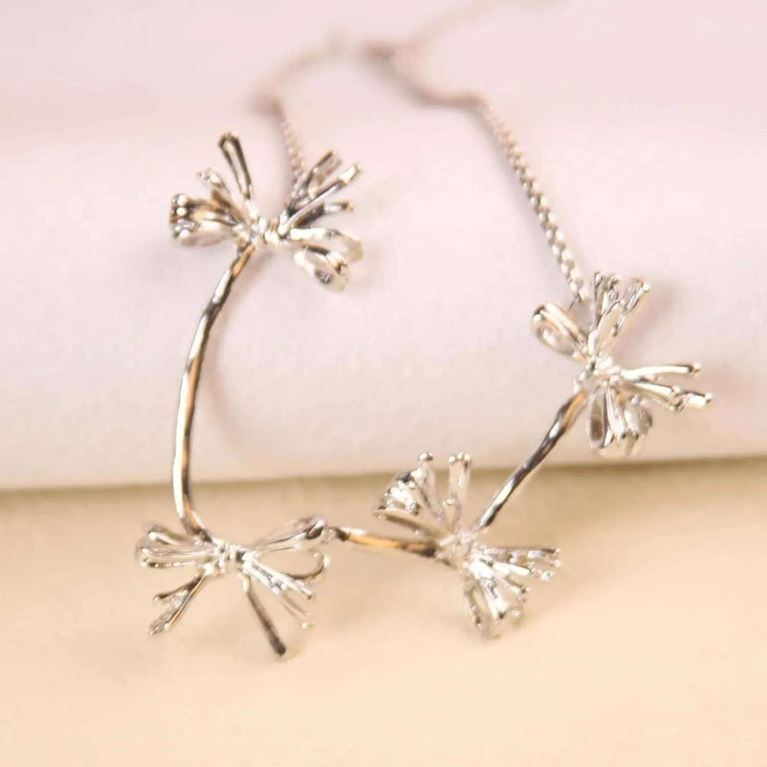 Choistily Bow Necklace Dainty Gold Pendant Necklaces for Women Bow Charm Jewelry Bow Themed Gifts for Friends Trendy Necklace for Women 2025