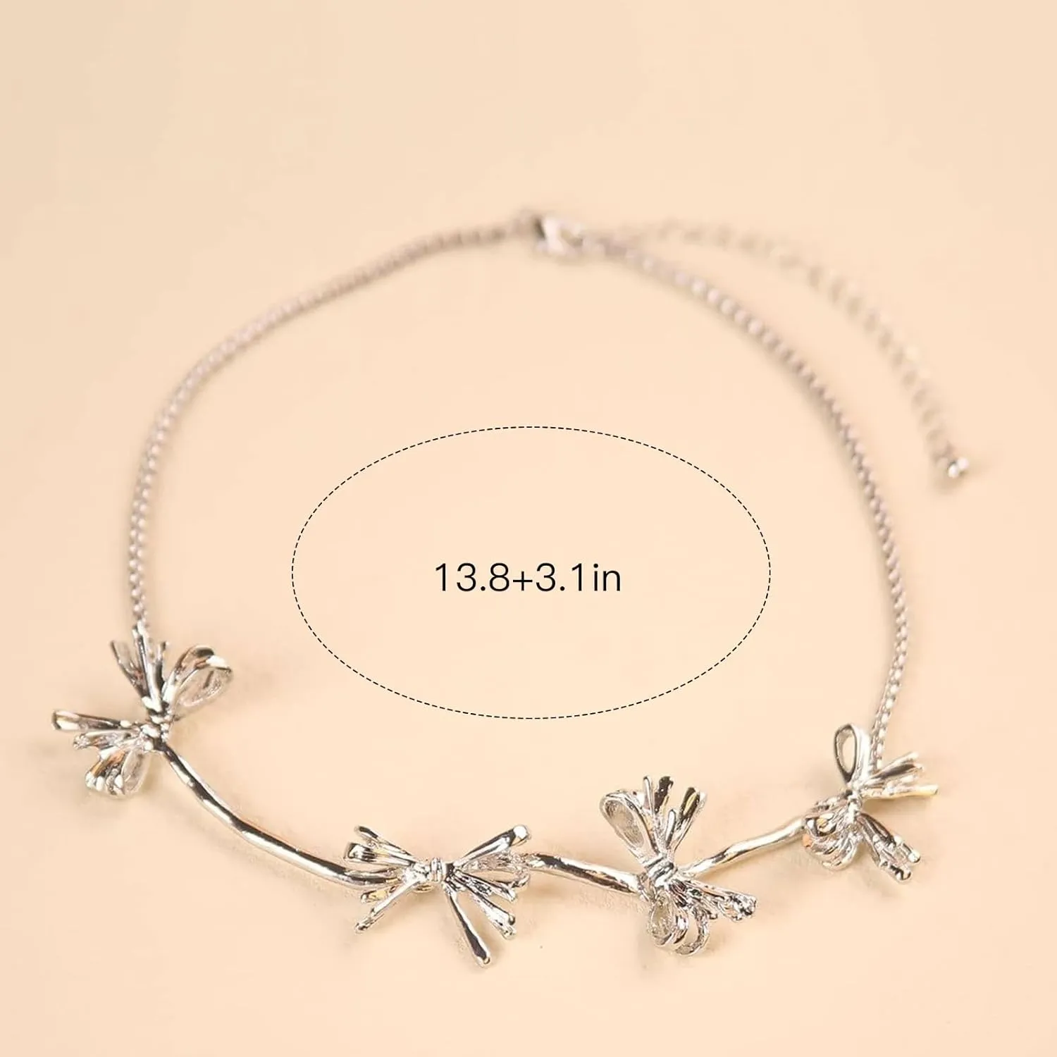 Choistily Bow Necklace Dainty Gold Pendant Necklaces for Women Bow Charm Jewelry Bow Themed Gifts for Friends Trendy Necklace for Women 2025