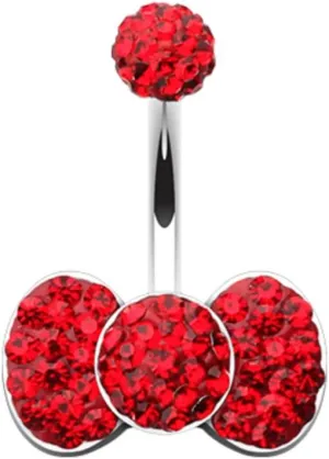 Classic Bow-Tie Multi-Sprinkle Dot WildKlass Belly Button Ring