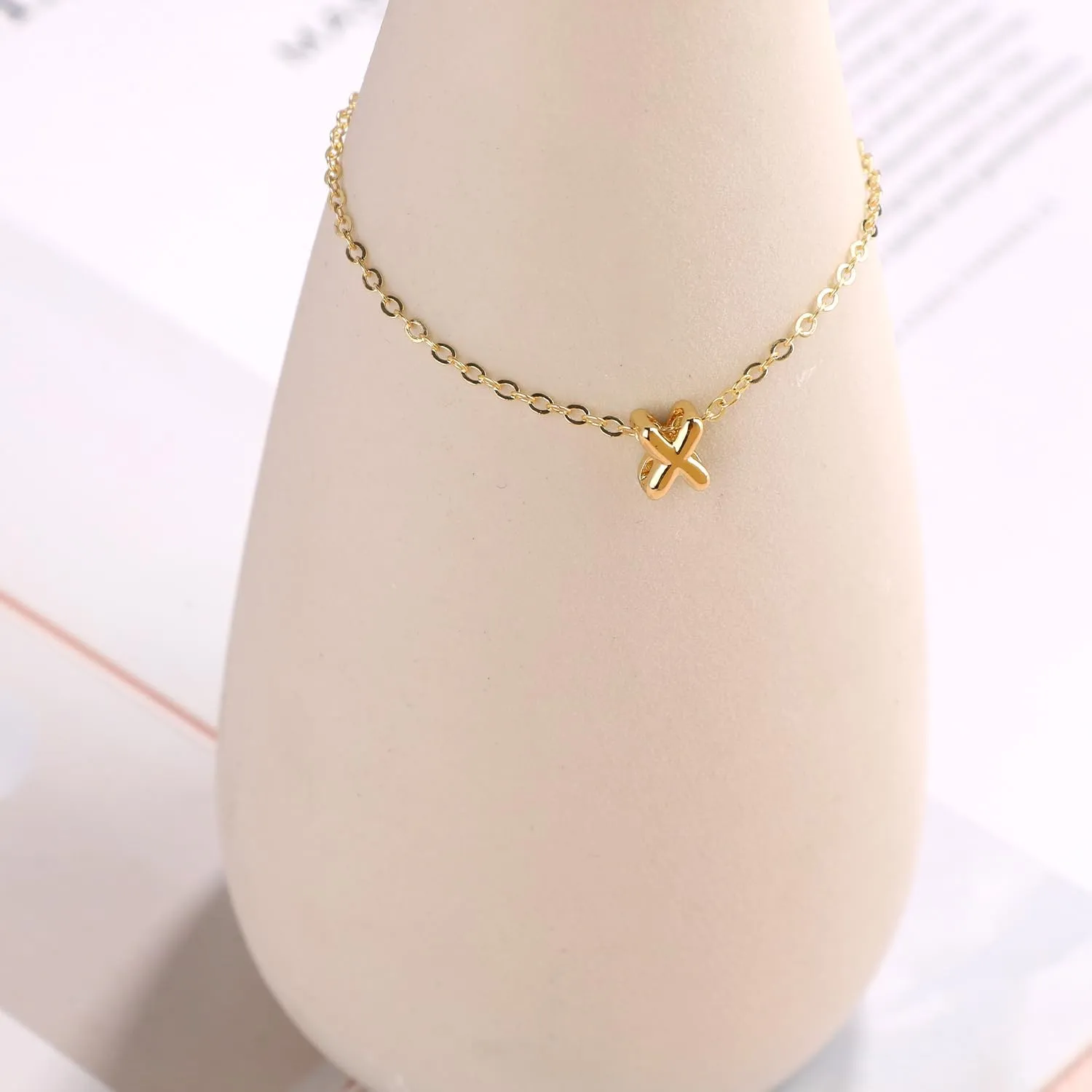 Colorful Beaded Bubble Alphabet Bracelet, Gold Plated Letter Bracelet Initial Bracelets for Women Teen Gift Jewelry