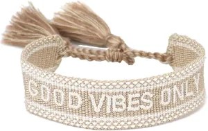 COLORFUL BLING Adjustable Handmade Braided Knitted Rope Wrap Bracelet Tassel Fringe Hope Wish Cuff Bracelet Wristband Jewelry for Women Men Unisex Spirit Jewelry