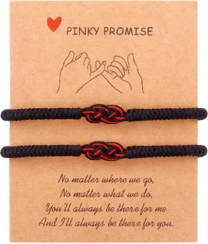 COLORFUL BLING Adjustable Matching Tibetan Red String Bracelets Good Luck Knot Wristband for Women Men Couples Friends Family Long Distance Relationship Protection Jewelry