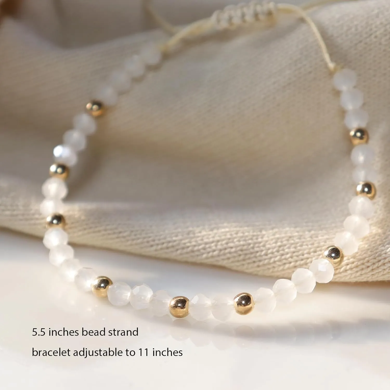 Colorful Gemstone Beaded Bracelets Stack for Women, Handmade Natural Stone Beads Adjustable Stackable Strand Fashion Jewelry Gift.