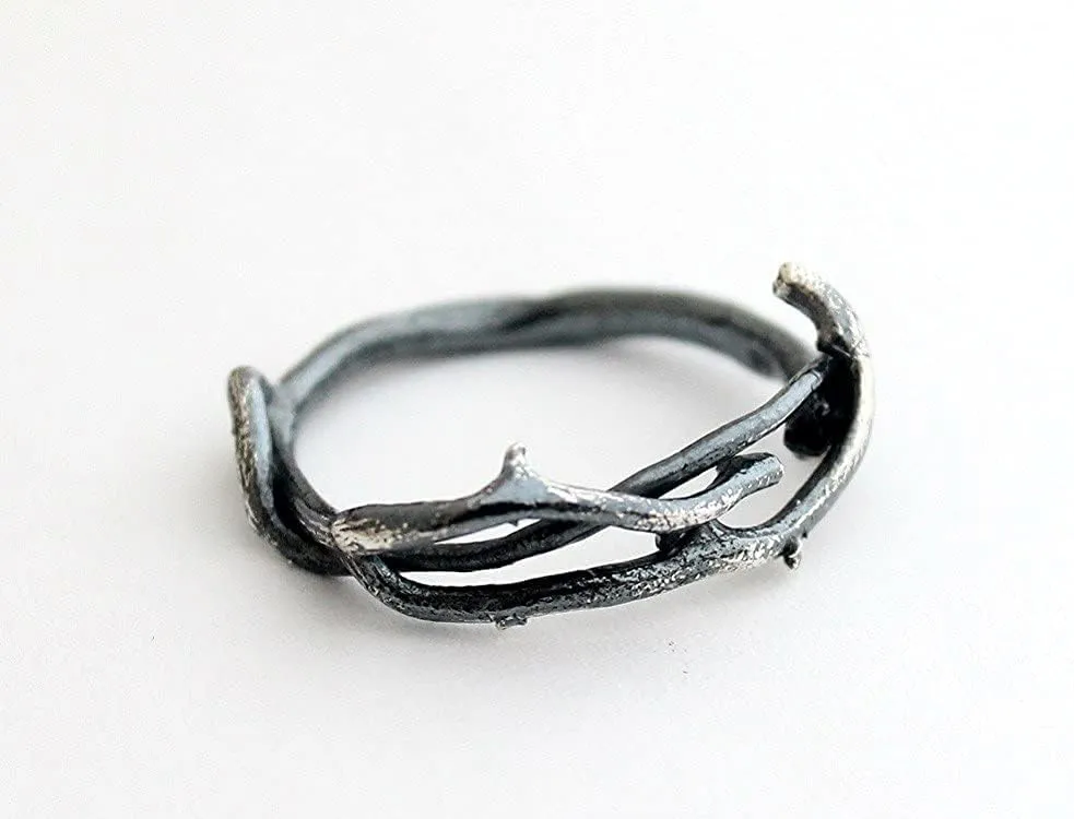 COSUMOSU Crown of Thorns Christian ring 925 Sterling Silver Rings