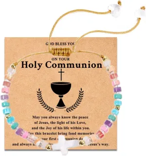 Cross Bracelets Easter Gifts Basket Stuffers First Communion Baptism Gifts