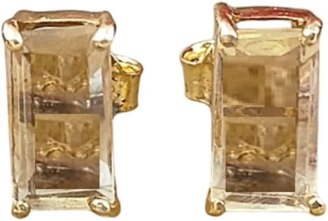 Dainty Birthstone Gemstone Post Stud Earrings in Gold Plated 925 Sterling Silver, Multiple Gemstone Studs, Birthday Gift For Women