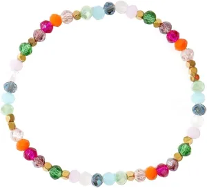 Dainty Natural 7 Chakras Crystal Beaded Stretch Bracelet for Women,Handmade Boho Colorful Healing Energy Stones Bracelet Statement Cute Beach Jewelry Gift Friendship