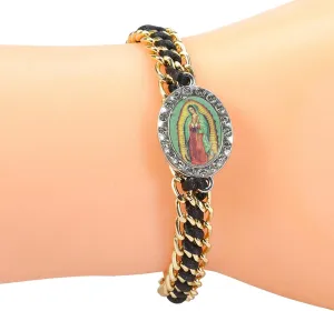 Drill Bracelet Hand-Woven Bracelet Can Worn by Men and Women As Gifts Or Prayer Bracelet 4-Color Black