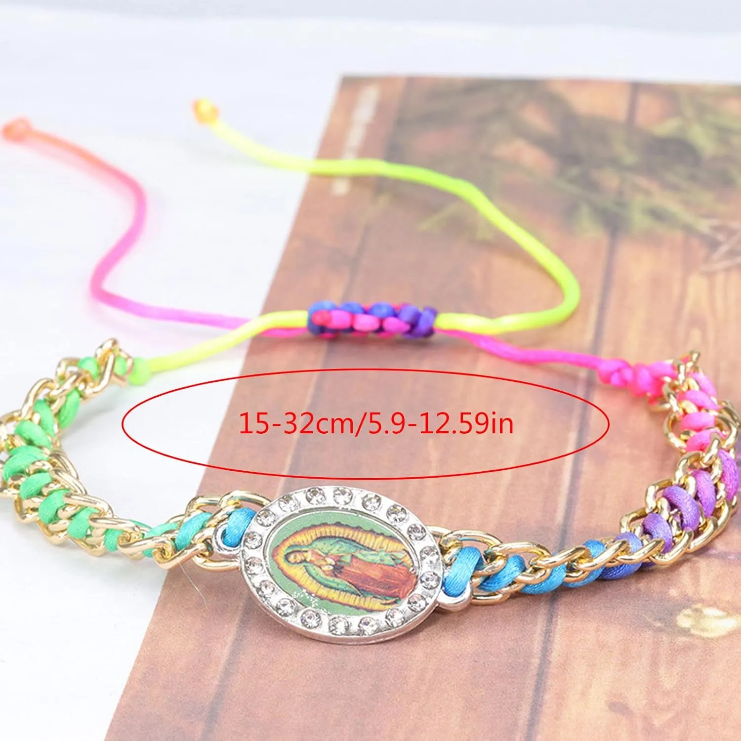 Drill Bracelet Hand-Woven Bracelet Can Worn by Men and Women As Gifts Or Prayer Bracelet 4-Color Black