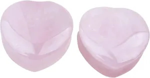 Epinki Body Jewelry Piercing Gauges for Ears, 2PCS Stone Men Women Ear Gauges Heart Ear Tunnels