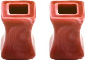 Epinki Gauges Ears, 1 Pair Acrylic Men Women Ear Gauges Hollow Square Piercing Jewelry
