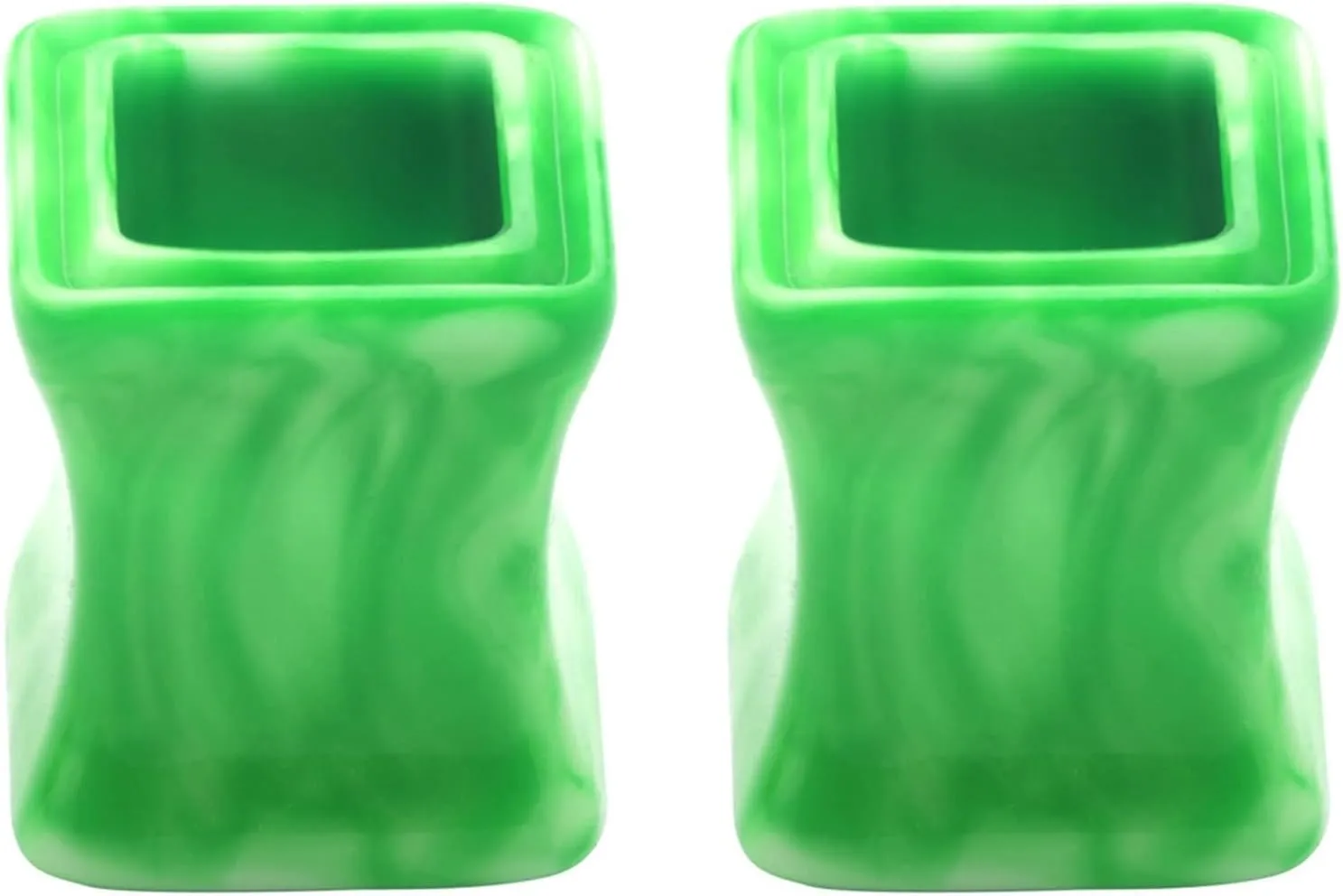 Epinki Gauges Ears, 1 Pair Acrylic Men Women Ear Gauges Hollow Square Piercing Jewelry