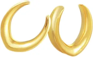 Epinki Stainless Steel Ear Gauges, 1 Pair Men and Women Ear Tunnels Piercing Jewelry