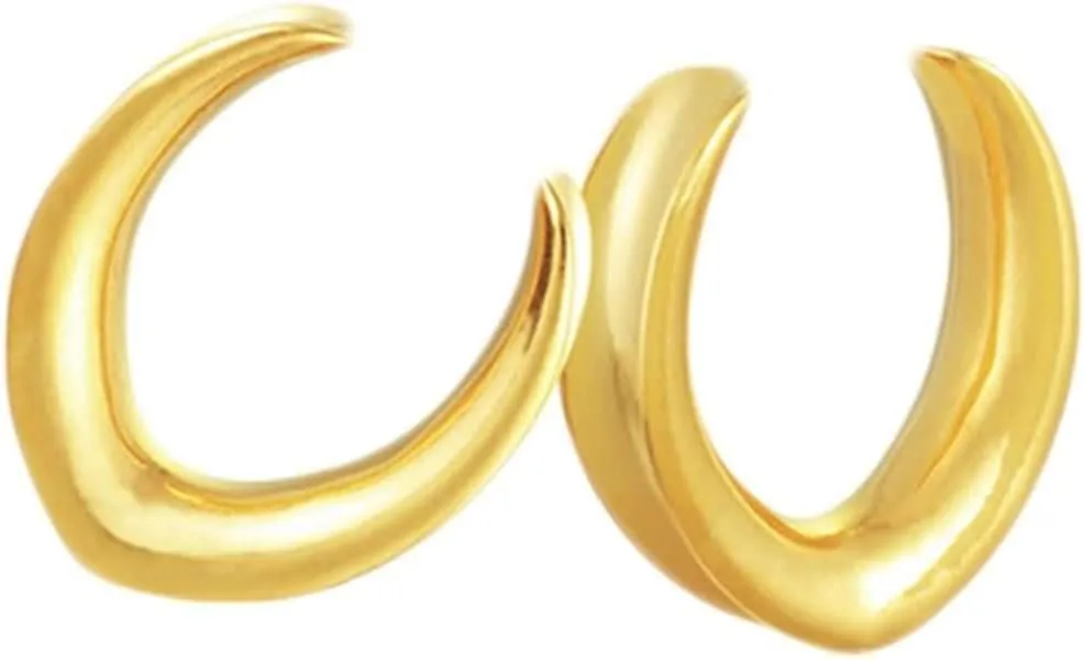 Epinki Stainless Steel Ear Gauges, 1 Pair Men and Women Ear Tunnels Piercing Jewelry